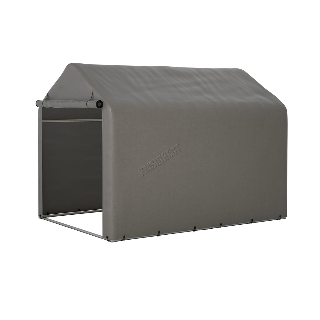 BIRCHTREE Bike Storage Tent PE Cover Waterproof Grey