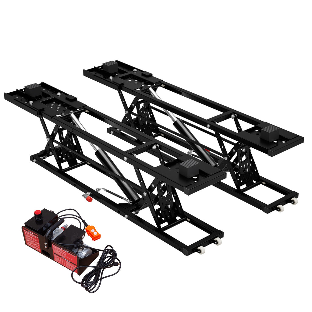 SwitZer Hydraulic Car Lift 9000LBS Black