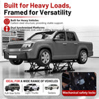 SwitZer Hydraulic Car Lift 9000LBS Black