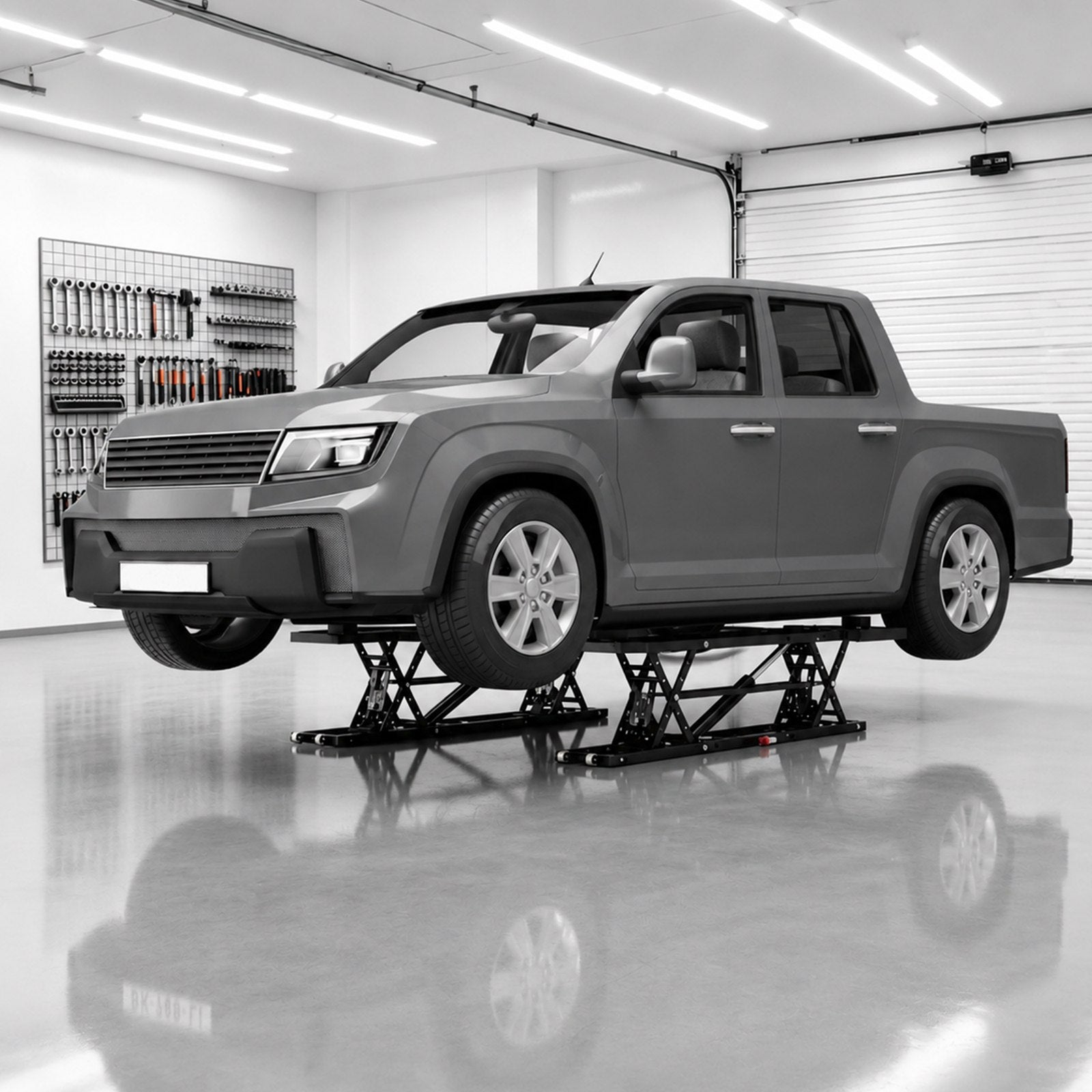 SwitZer Hydraulic Car Lift 9000LBS Black