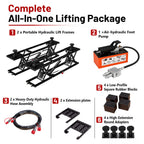 SwitZer Pneumatic Car Lift 7000LBS Black