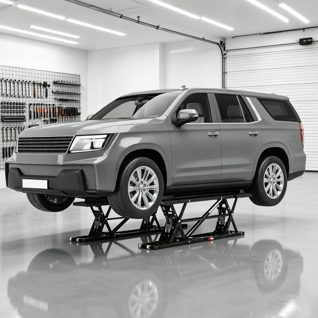 SwitZer Pneumatic Car Lift 7000LBS Black