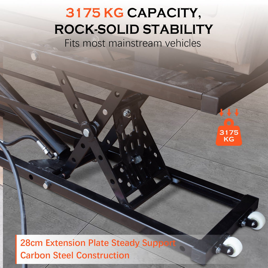 SwitZer Portable Car Lift 7000lbs Black