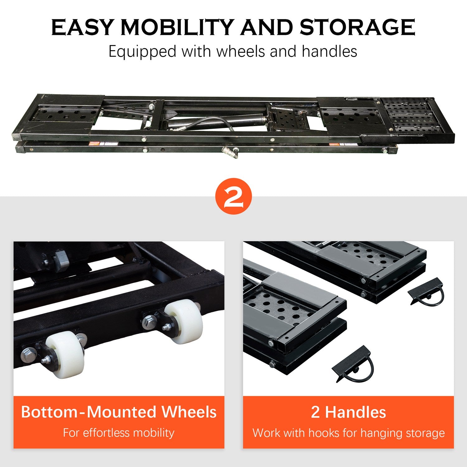 SwitZer Portable Car Lift 7000lbs Black