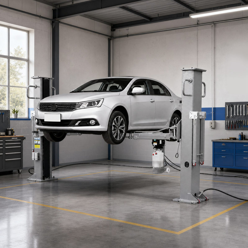 SwitZer Two Post Hydraulic Car Lift 8000lbs Grey
