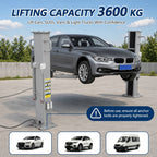 SwitZer Two Post Hydraulic Car Lift 8000lbs Grey