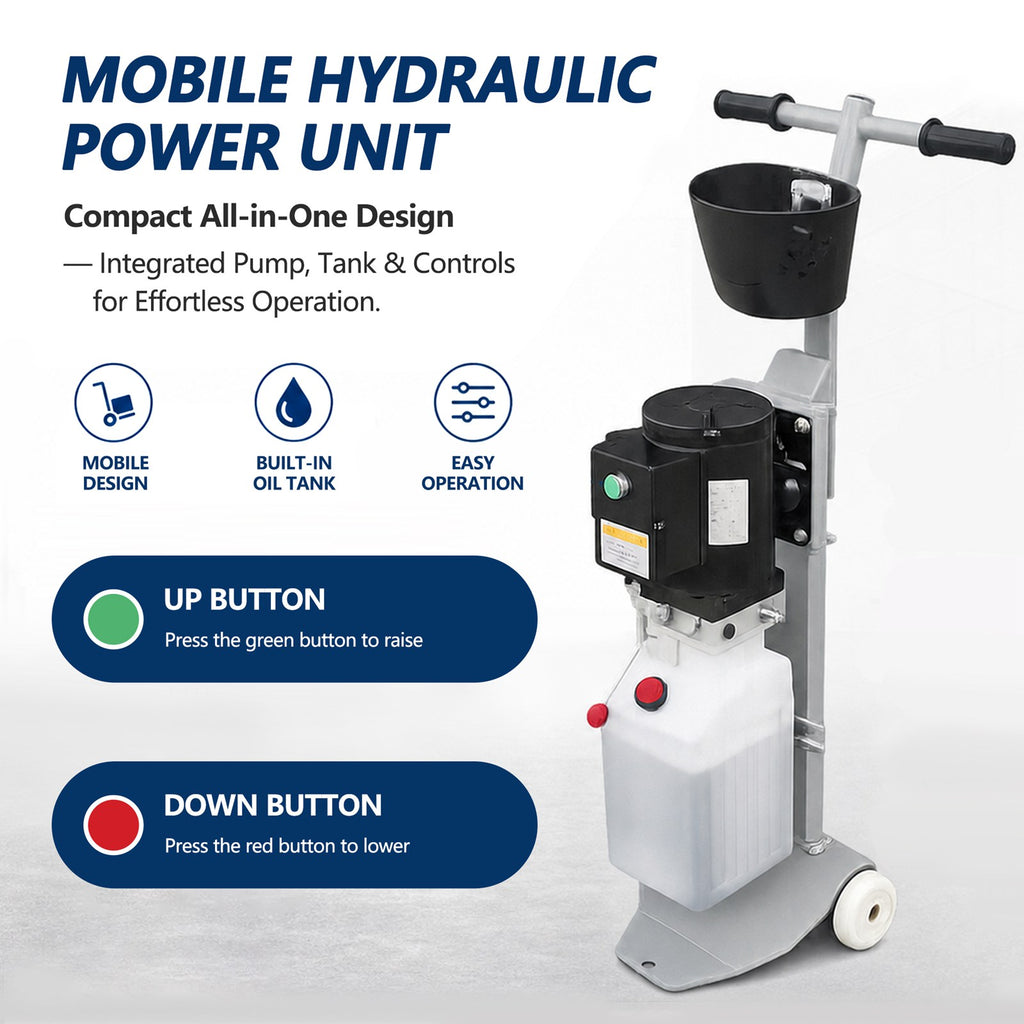 SwitZer Two Post Hydraulic Car Lift 8000lbs Grey
