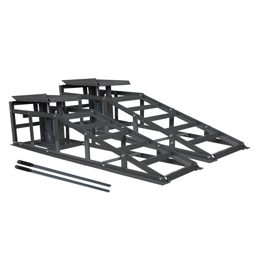 SwitZer Car Ramp With 2 Ton Jack Grey x2