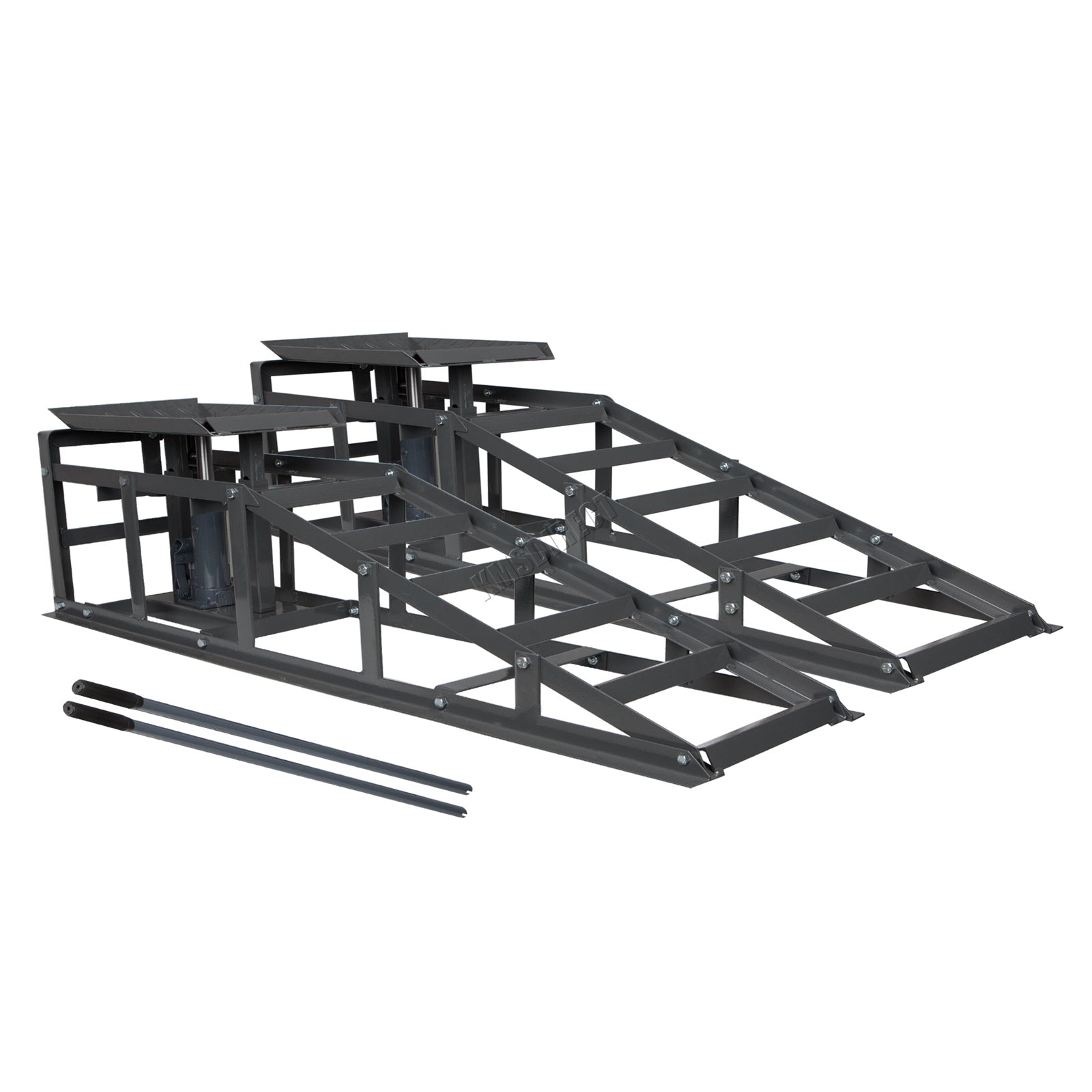 SwitZer Car Ramp With 2 Ton Jack Grey x2