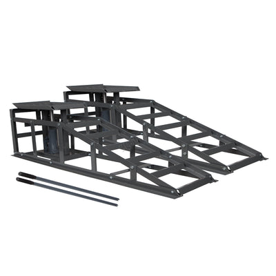 SwitZer Car Ramp With 2 Ton Jack Grey x2