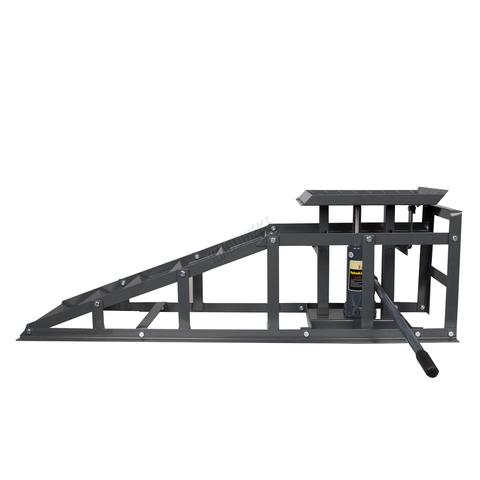 SwitZer Car Ramp With 2 Ton Jack Grey x2
