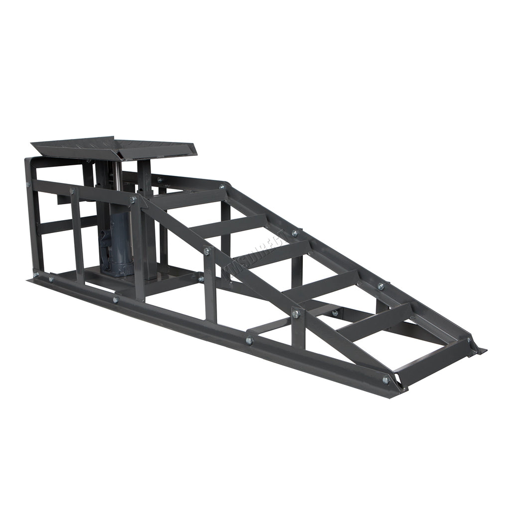 SwitZer Car Ramp With 2 Ton Jack Grey x2