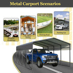 BIRCHTREE Metal Carport 13X20FT Anthracite