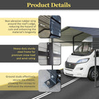 BIRCHTREE Metal Carport 13X20FT Anthracite