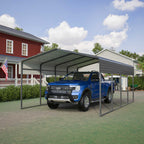 BIRCHTREE Metal Carport 13X20FT Anthracite