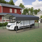 BIRCHTREE Metal Carport 13X20FT Anthracite