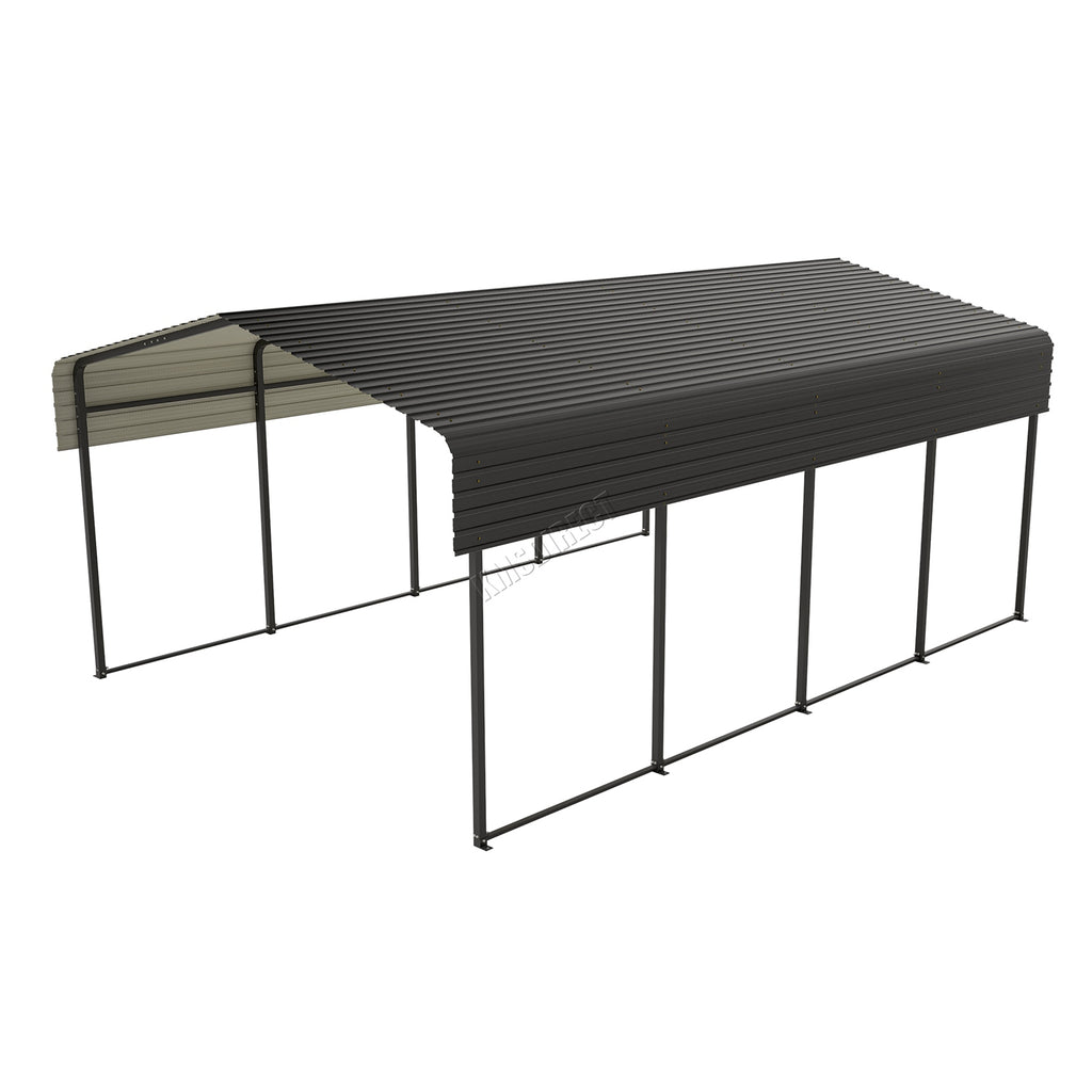 BIRCHTREE Metal Carport 13X20FT Anthracite