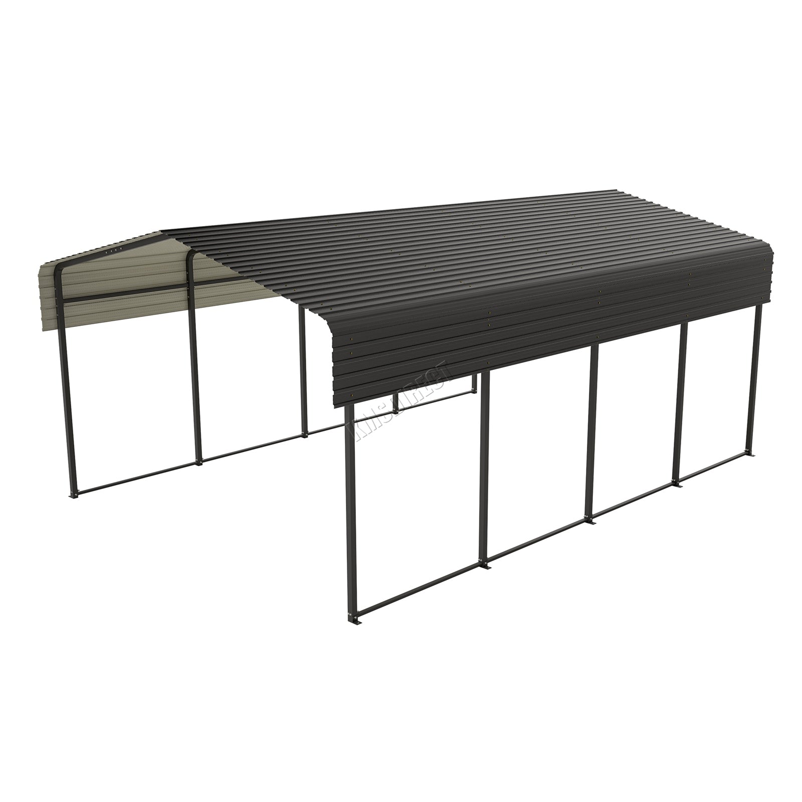 BIRCHTREE Metal Carport 13X20FT Anthracite