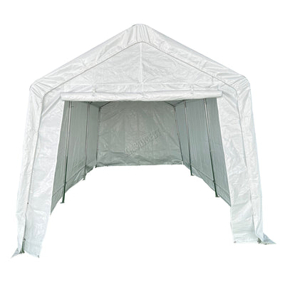 BIRCHTREE Carport 3m x 6m x 2.6m White
