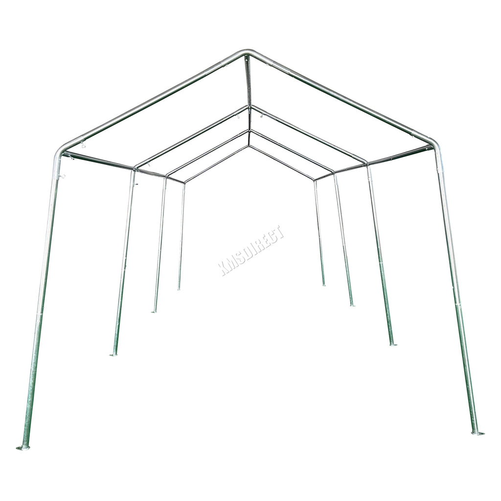 BIRCHTREE Carport 3m x 6m x 2.6m White
