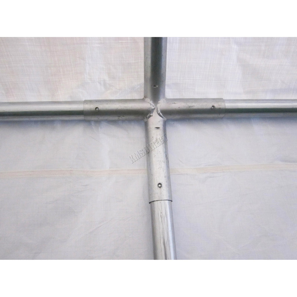 BIRCHTREE Carport 3m x 6m x 2.6m White