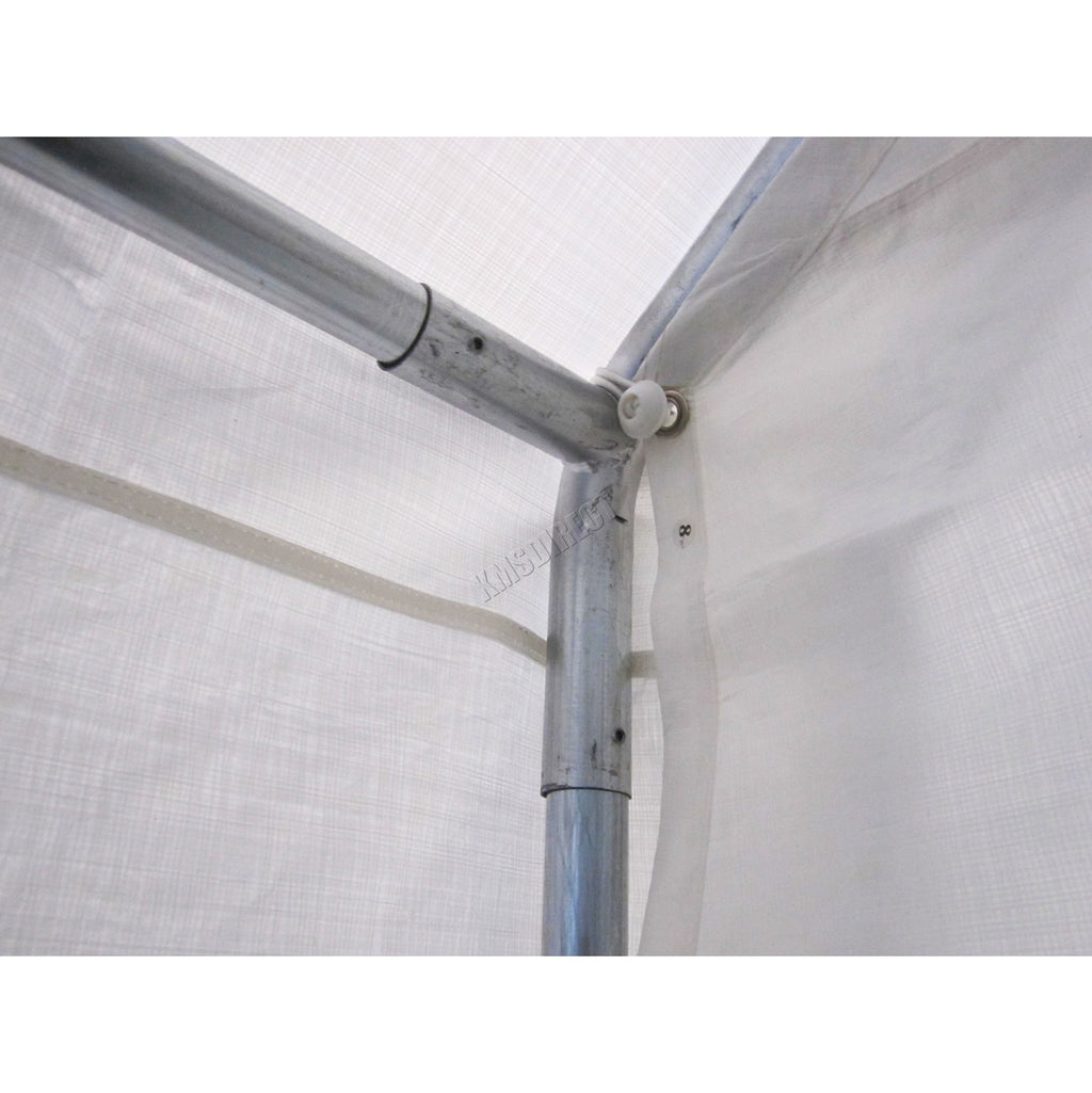 BIRCHTREE Carport 3m x 6m x 2.6m White