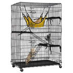 PawHaven Cat Cage Metal 05 Black