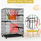 PawHaven Cat Cage Metal 05 Black