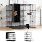 PawHaven Cat Cage Indoor Large Metal Wire