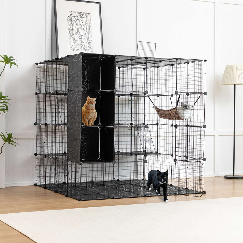 PawHaven Cat Cage Indoor Large Metal Wire
