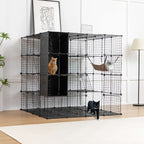 PawHaven Cat Cage Indoor Large Metal Wire
