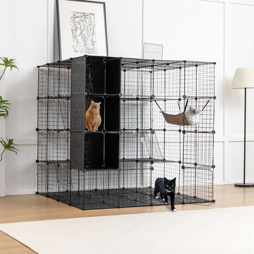 PawHaven Cat Cage Indoor Large Metal Wire