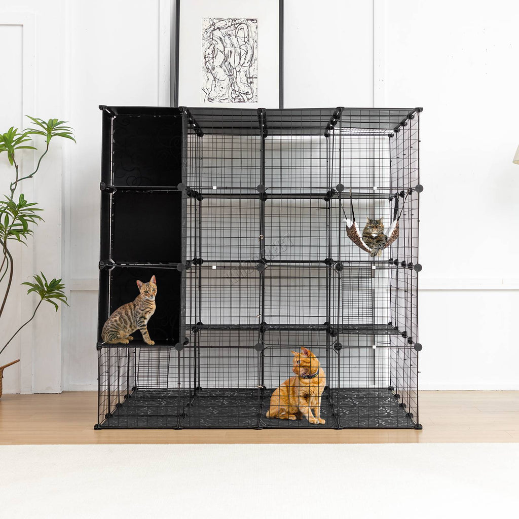 PawHaven Cat Cage Indoor Large Metal Wire
