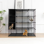 PawHaven Cat Cage Indoor Large Metal Wire
