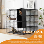 PawHaven Cat Cage Indoor Large Metal Wire