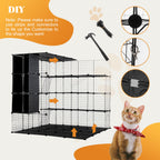 PawHaven Cat Cage Indoor Large Metal Wire