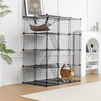 PawHaven Cat Cage Indoor Large Metal Wire