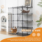PawHaven Cat Cage Indoor Large Metal Wire