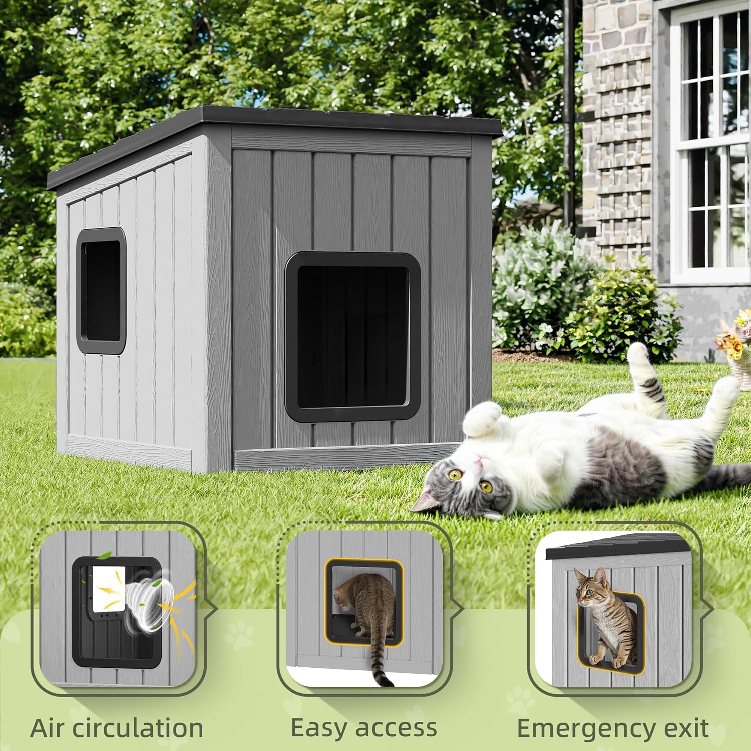 PawHaven Cat House PH-CH03