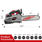 SwitZer 25cc 1000W Petrol Chainsaw 10"