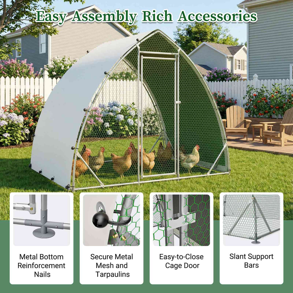 PawHaven Chicken Pet Run Cage CRC10 2.5X2X2M