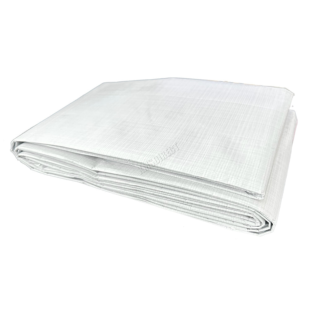 BIRCHTREE Chicken Run Cage Cover 347x193CM White