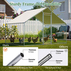 PawHaven Chicken Run Cage Walk In Coop Metal