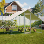 PawHaven Chicken Run Cage Walk In Coop Metal