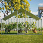 PawHaven Chicken Run Cage Walk In Coop Metal