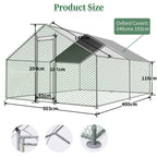 PawHaven Chicken Run Cage Walk In Coop Metal