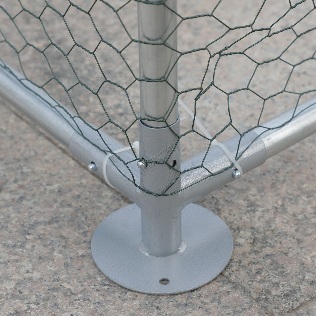 PawHaven Chicken Run Cage Walk In Coop Metal