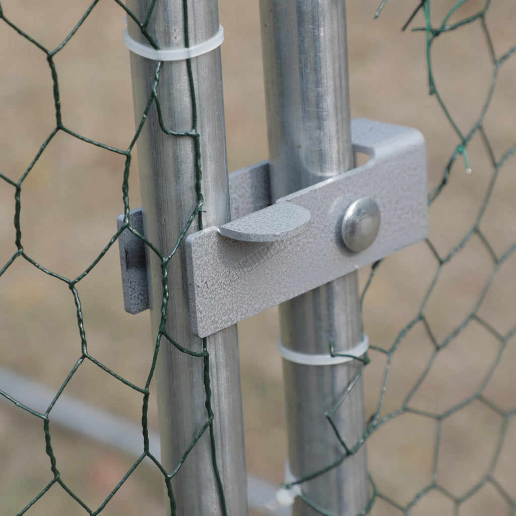 PawHaven Chicken Run Cage Walk In Coop Metal