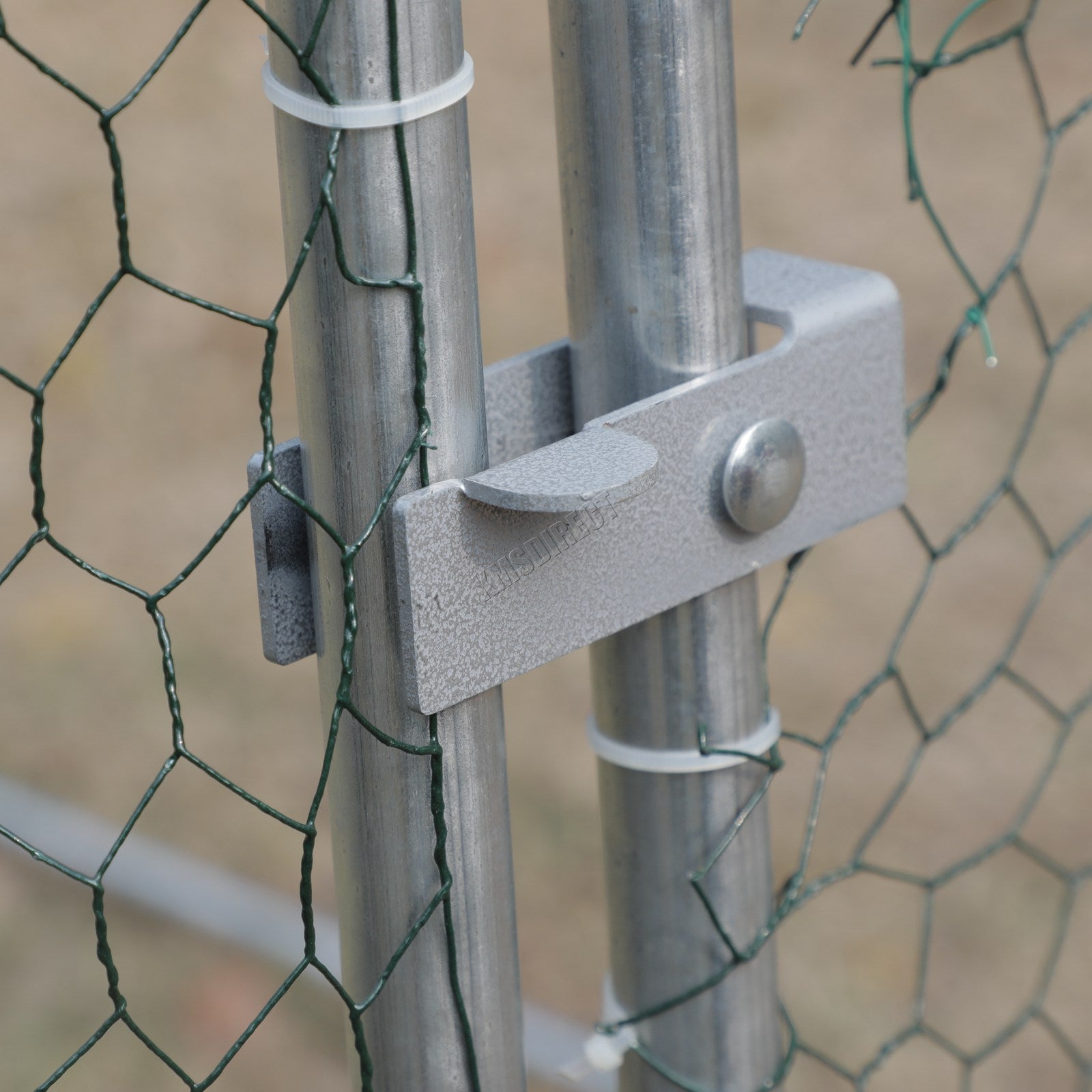 PawHaven Chicken Run Cage Walk In Coop Metal
