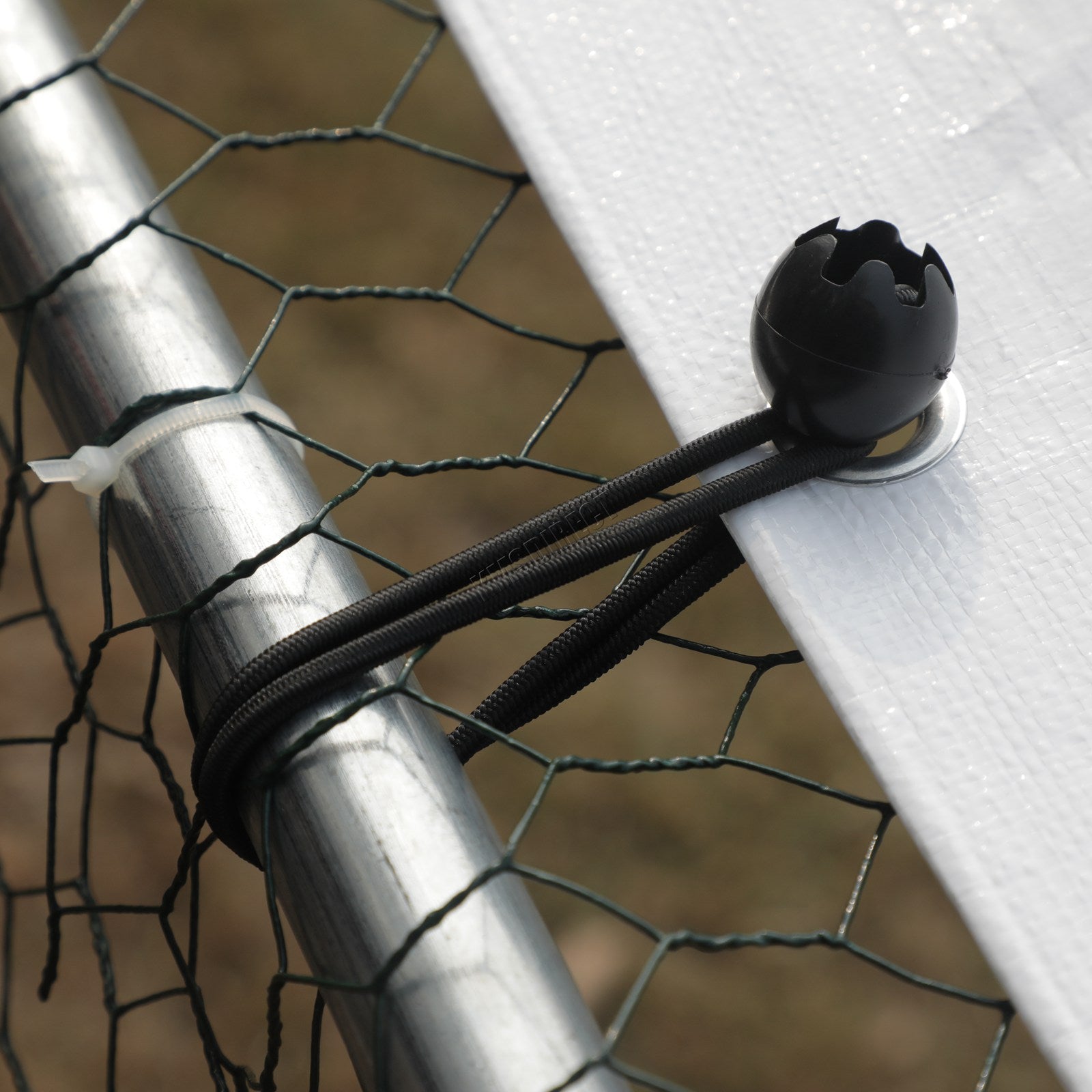 PawHaven Chicken Run Cage Walk In Coop Metal
